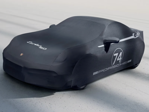 Funda para coche de interior "Turbo 50" con funda para volante. Porsche 992.1 Turbo - 99204401213